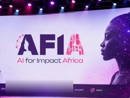 Écran de présentation du programme AFIA, AI for Impact Africa